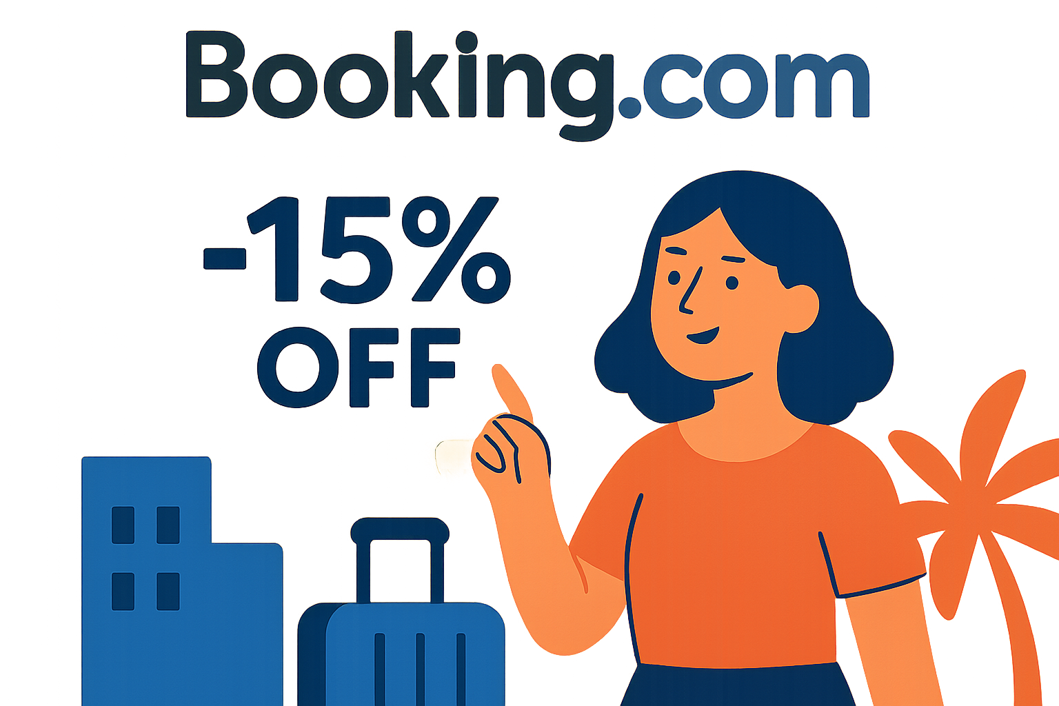 booking отстъпка - 15% OFF